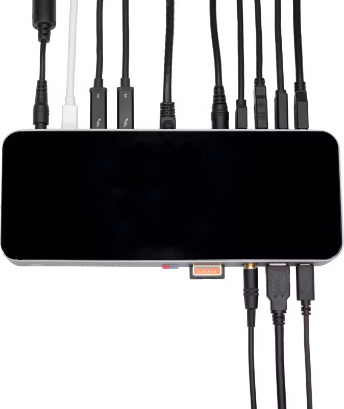 OWC Dock Thunderbolt 3 Dock - 14-Port with Cable - Space Gray