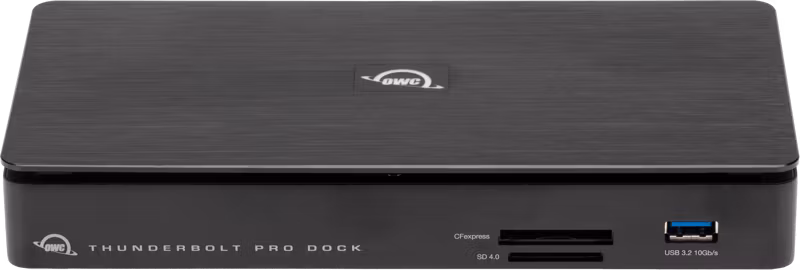 OWC Dock Thunderbolt 3 Pro Dock feat. 10G Ethernet, CFexpress & SD card readers, Thunderbolt (USB-C)