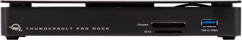 OWC Dock Thunderbolt 3 Pro Dock feat. 10G Ethernet, CFexpress & SD card readers, Thunderbolt (USB-C)