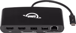 OWC Dock Thunderbolt 3 mini-Dock - 5 Port, 2 x HDMI, feat. 2 x HDMI 4K60, USB 3, USB 2, 1GB Network