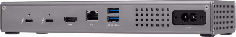OWC Dock Thunderbolt 4 Go Dock for Mac & Windows, built-in power supply