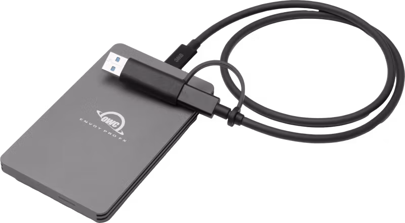 OWC Envoy Pro FX Thunderbolt 3 + USB-C Portable NVMe SSD, up to 2800MB/s  2TB
