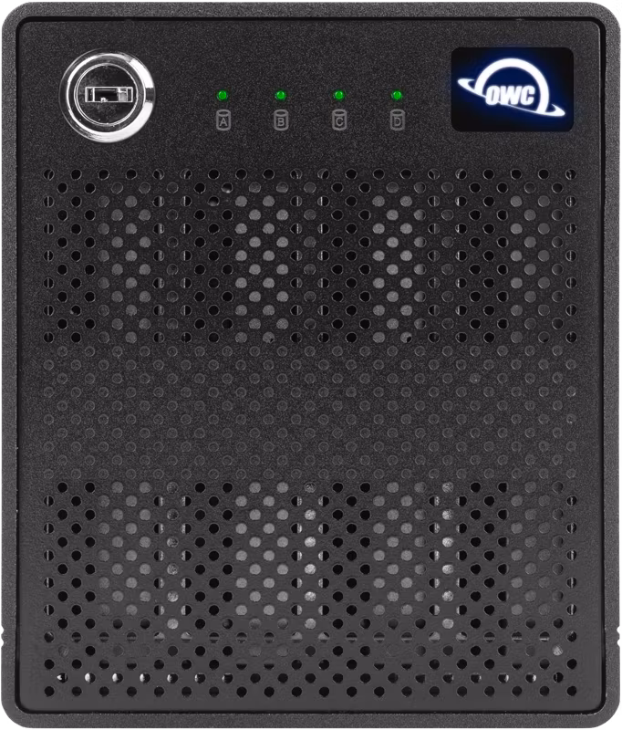 OWC ThunderBay 4 mini ProGrade 4-DriveTB3 Mac/Win(2xTB3 Ports,w/Softraid RAID 0/1/4/5/1+0) 16TB