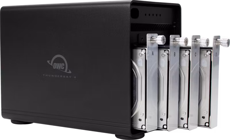 OWC ThunderBay 4 RAID. 4-Bay Ext storag w/2xTB3 Port(w./Softraid RAID 0/1/4/5/1+0) 48TB (4x12TB)