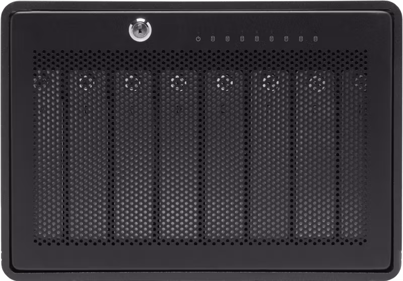 OWC ThunderBay 8 RAID Ready 8-Bay Ext Storage w/2xTB3 Ports (w/o  Softraid) 0TB