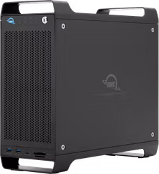 OWC ThunderBay Flex, flexible 8-bay Storage/Dock/PCIe Enclos with 2x TB3 Ports, 0TB