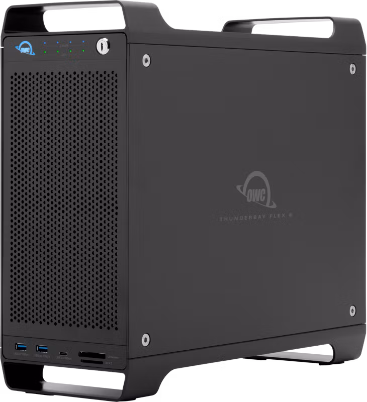 OWC FLEX 8 all HDD Configs: 96TB (8 x 12TB)
