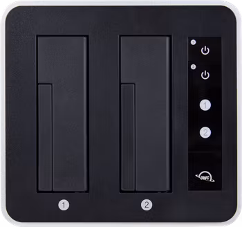 OWC Drive Dock with USB-C (USB 3.1 Gen 2) Dual Drive Bay Solution