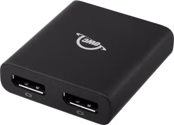 OWC Adapter - Thunderbolt 3 to High Performance Dual Display Port 4K/5K/8K Adapter