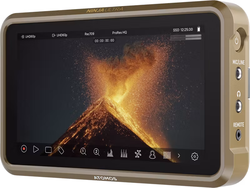 Atomos Ninja Ultra, 5-inch, 1000nit HDR monitor-recorder for mirrorless and cinematic cameras