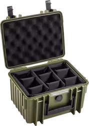 BW Outdoor Cases Type 2000 / Bronze green (divider system)