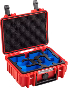 BW Outdoor Case Type 500 for DJI Osmo Pocket 3 Creator Combo, Red