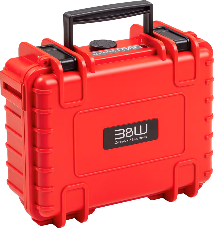 BW Outdoor Case Type 500 for DJI Osmo Pocket 3 Creator Combo, Red