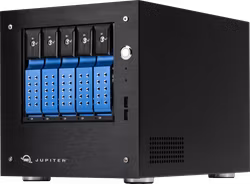 OWC Jupiter Mini NAS High-Perform 10GbE, 5 Bay, 2x10GB + 2x1GB Ethernet ports, 20TB