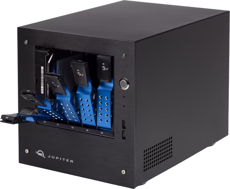 OWC Jupiter Mini NAS High-Perform 10GbE, 5 Bay, 2x10GB + 2x1GB Ethernet ports, 100TB