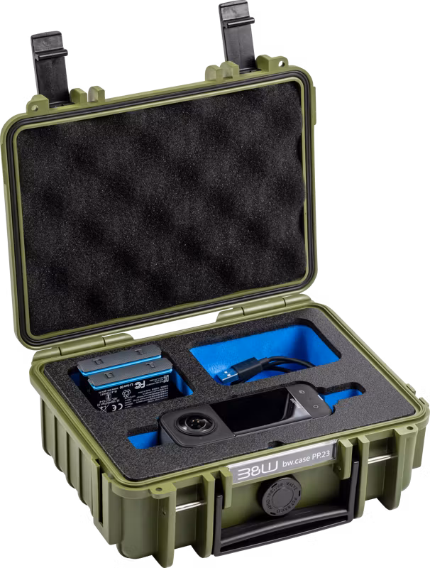 BW Outdoor Case Type 500 for Insta360 X3, bronze-green