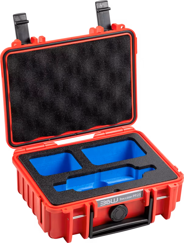 BW Outdoor Case Type 500 for Insta360 X3, red