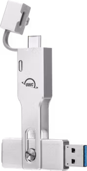 OWC Envoy Pro mini thumb drive profile SSD with lanyard (USB/USB-C) 2TB