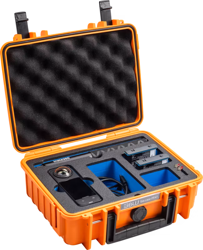 BW Outdoor Cases Type 1000 for Insta360 X4, orange