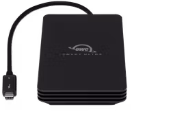 OWC Envoy Ultra Thunderbolt 5 with data rates over 6000MB/s on TB5, 2.0TB