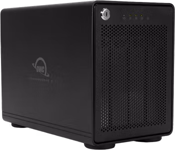 OWC Enterprise (4x24TB) ThunderBay 4 RAID, 2x TB3, Softraid, RAID 0/1/4/5/10. 96TB