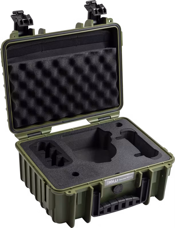 BW Outdoor Cases Type 3000/PP.117 for DJI Flip, Bronze Green