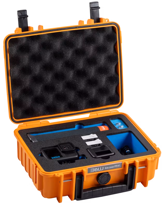 BW Outdoor Action Case Type PP.41 I for GoPro HERO 13 (fits GoPro 9-13), orange