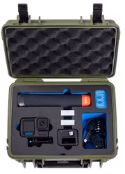 BW Outdoor Action Case Type PP.41 I for GoPro HERO 13 (fits GoPro 9-13), bronze green