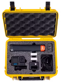 BW Outdoor Action Case Type PP.41 I for GoPro HERO 13AP (fits GoPro 9-13AP), yellow