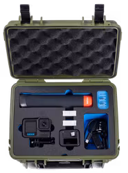 BW Outdoor Action Case Type PP.66 I for GoPro HERO 13 (fits GoPro 9-13), bronze green