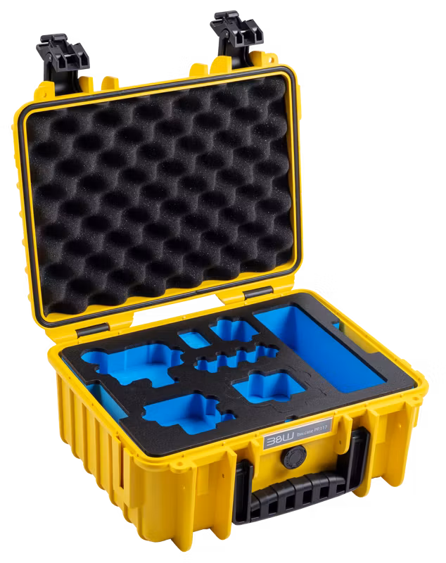 BW Outdoor Action Case Type PP.117 I for GoPro HERO 13 (fits GoPro 9-13), yellow
