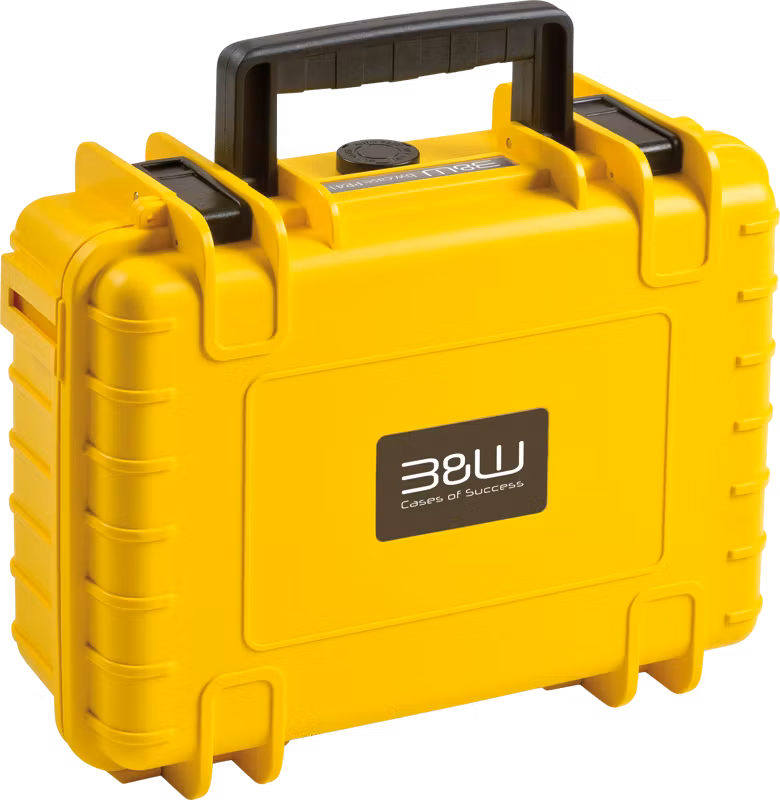 BW Outdoor Case Type 1000 for Insta360 X4 / Insta360 X5, yellow