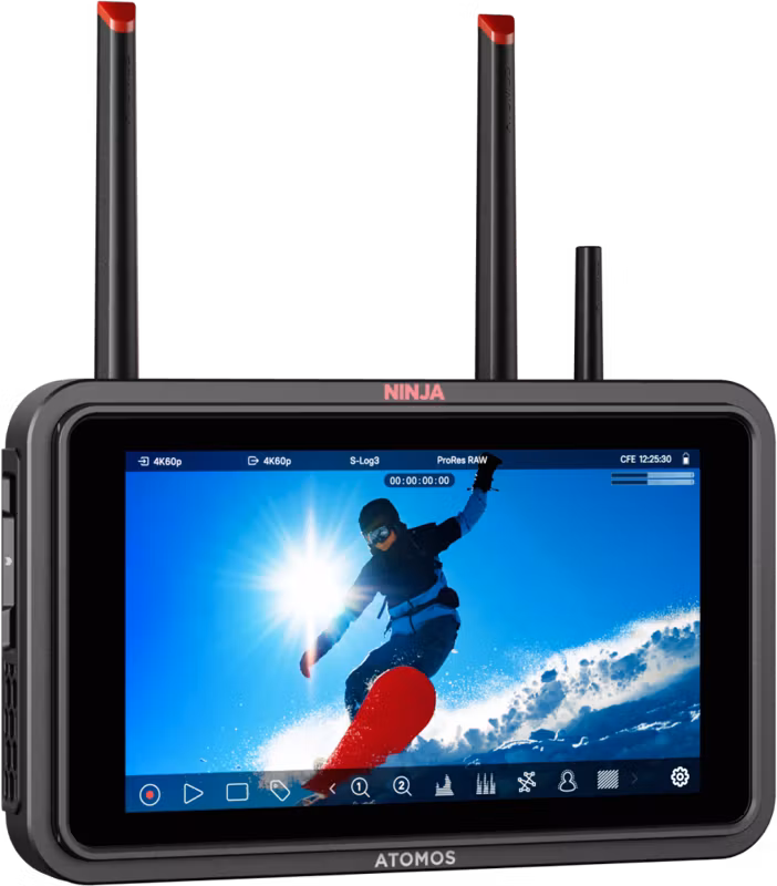 Atomos Ninja TX, 5-inch, 1500nit Wi-Fi enabled, SDI/HDMI HDR monitor-recorder