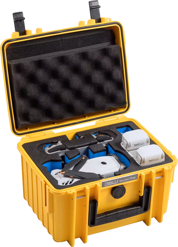 BW Outdoor Cases Type 2000 for DJI Mini 5 PRO / Yellow
