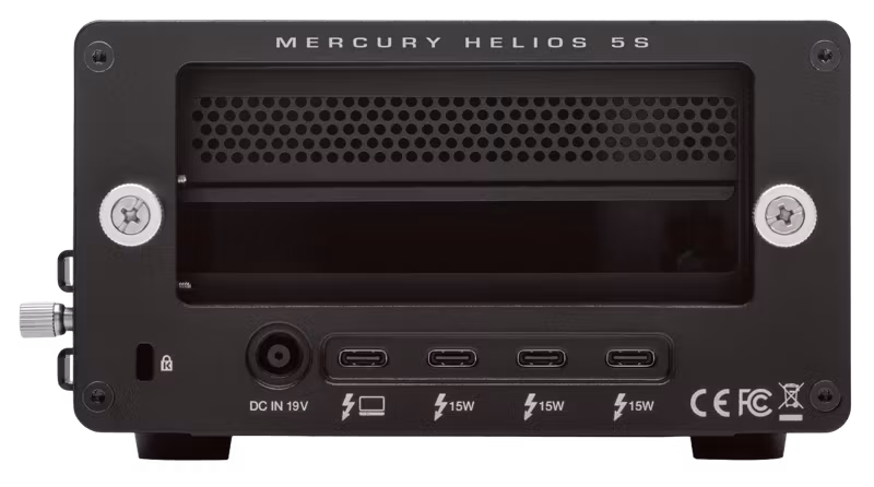 OWC Mercury Helios 5S Thunderbolt 5 (USB-C) PCIe and Connectivity Expansion Solution