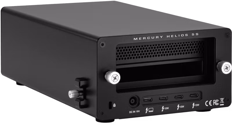 OWC Mercury Helios 5S Thunderbolt 5 (USB-C) PCIe and Connectivity Expansion Solution