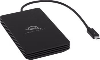 OWC Envoy Ultra Thunderbolt 5 with data rates over 6000MB/s on TB5, 8.0TB
