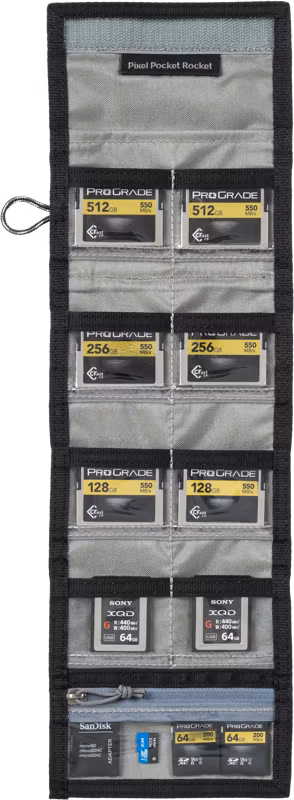 Think Tank Pixel Pocket Rocket (Holds 10 CF/CFexpress) Slate Black