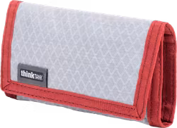 Think Tank Cards & Power Wallet (holds 2 CF/CFexpre or 4 SD/micro SD & 2 Batteries) Chili Pepper Red