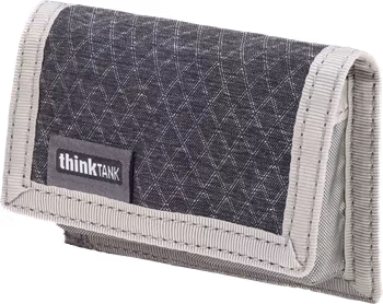 Think Tank Battery Holder 2 (Wallet 2 standard DSLR or Mirrorless Batteries) Grey