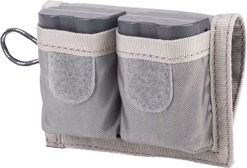 Think Tank Battery Holder 2 (Wallet 2 standard DSLR or Mirrorless Batteries) Grey
