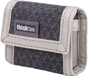 Think Tank AA Battery Holder (Wallet holds: 8 AA or 16 AAA batteries) Grey