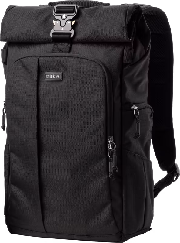 Think Tank FocusPoint 22L I Hybrid RollTop Backpack I Asphalt Black