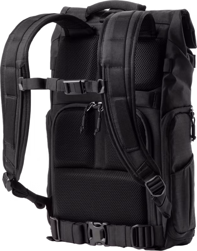 Think Tank FocusPoint 22L I Hybrid RollTop Backpack I Asphalt Black