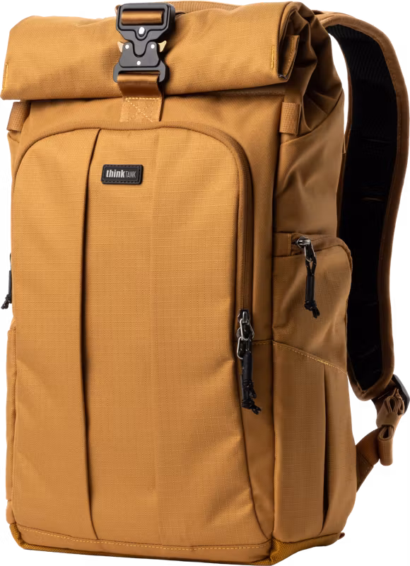 Think Tank FocusPoint 22L I Hybrid RollTop Backpack I Golden Hour