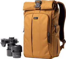 Think Tank FocusPoint 22L I Hybrid RollTop Backpack I Golden Hour