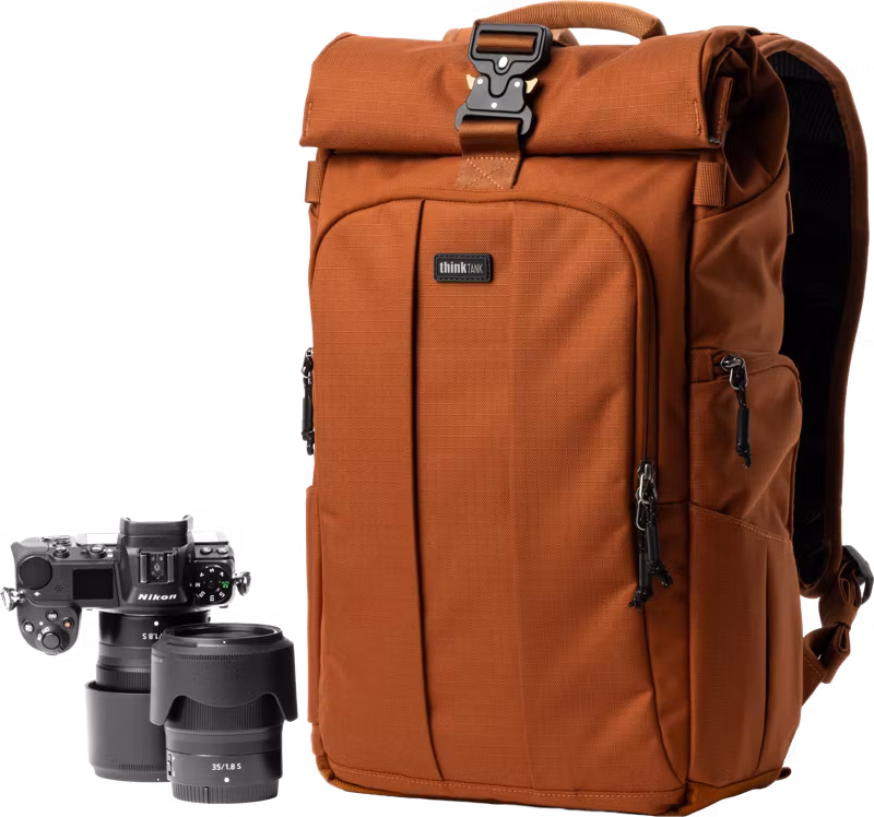Think Tank FocusPoint 22L I Hybrid RollTop Backpack I Urban Rust