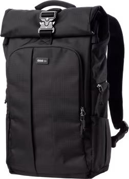 Think Tank FocusPoint 30L I Hybrid RollTop Backpack I Asphalt Black