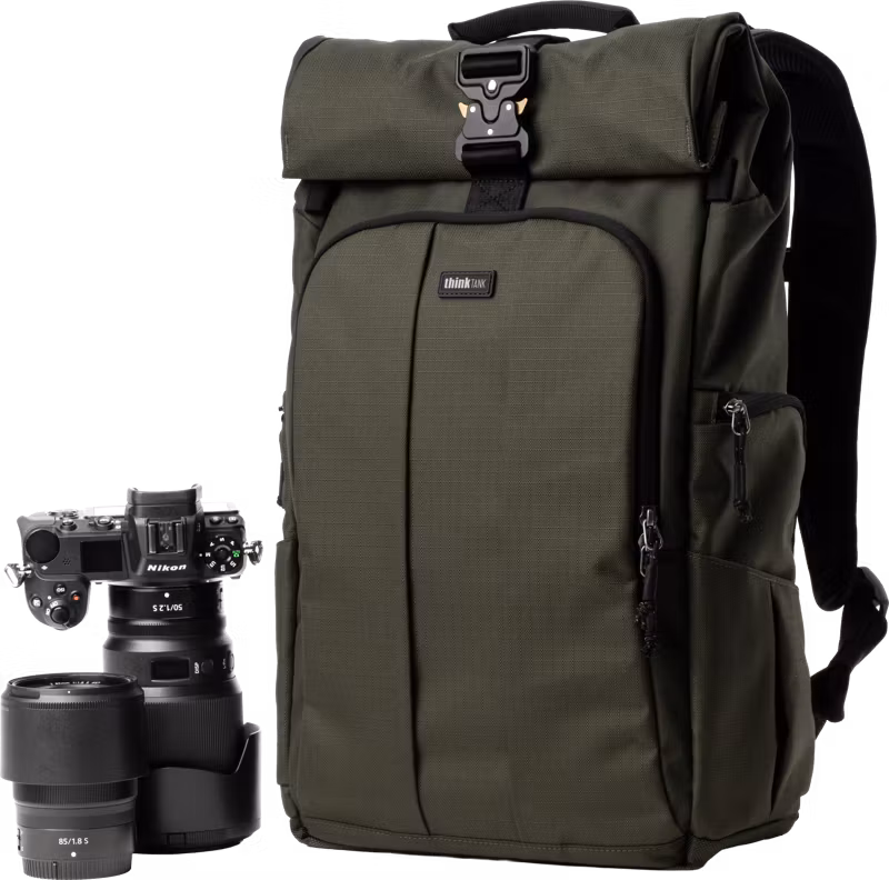 Think Tank FocusPoint 30L I Hybrid RollTop Backpack I Greenway