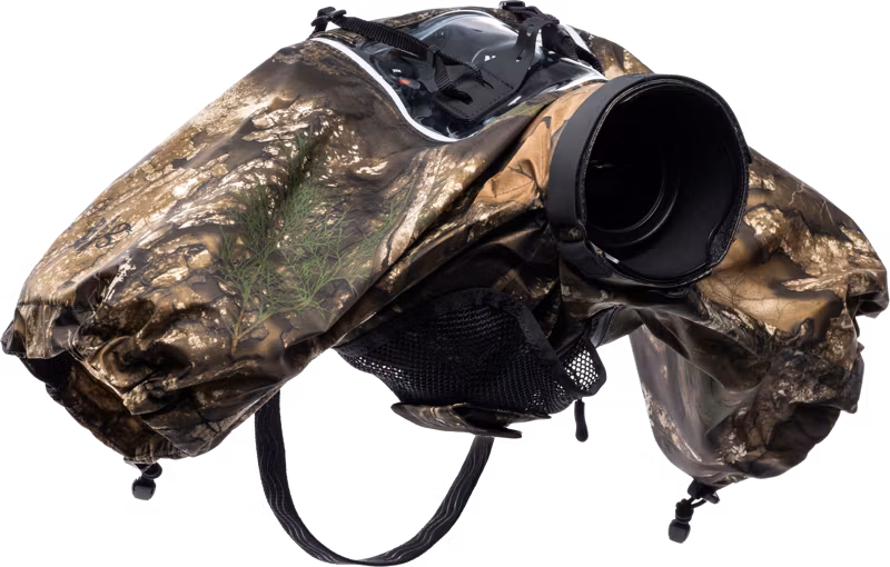 Think Tank Rain Cover I RealTree APX Camo (EYEPIECE REQUIRED) I Hydrophobia D 24-70 V3